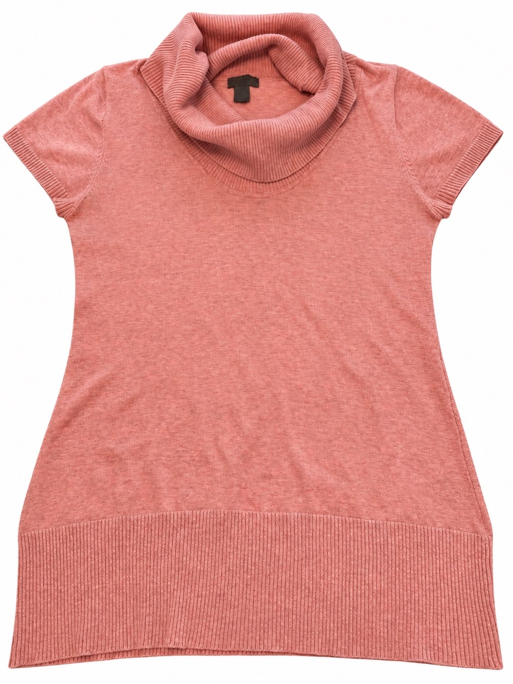 Poetry Clothing Dusty Rose Cowl Neck Short Sleeve Sweater Tunic Large - Picture 3 of 3